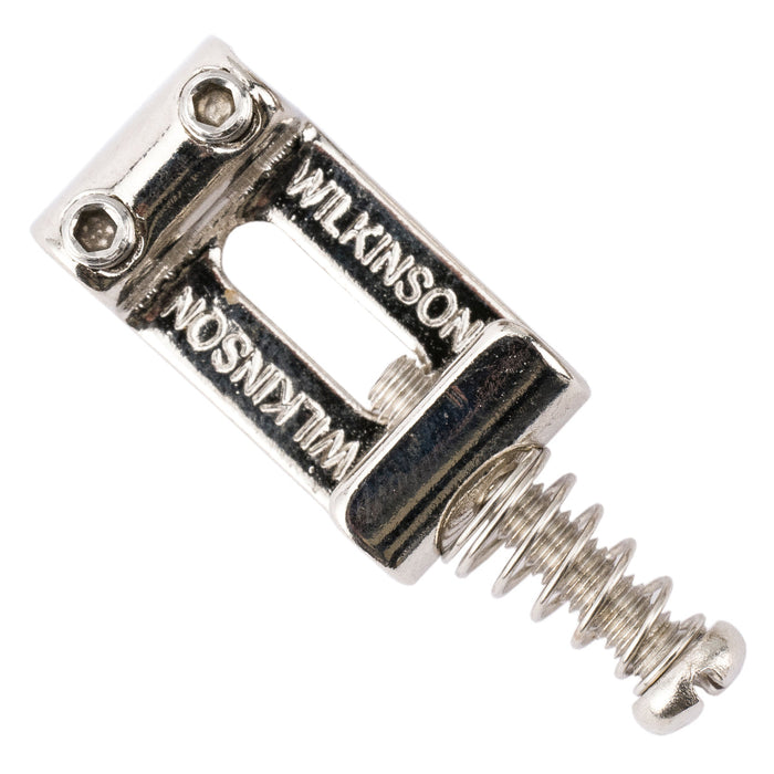 Wilkinson WVC 10.8mmピッチ ヴィンテージスタイル 鋼製 トレモロブリッジサドル Import Stratストラトエレキギター用 ブラック(2個セット)