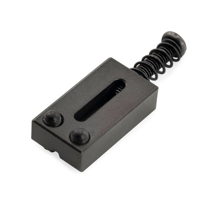 musiclily ultra 10 8mm modern style rectangle full solid brass saddles for strat tele style electric guitar mx2371 6p, chrome