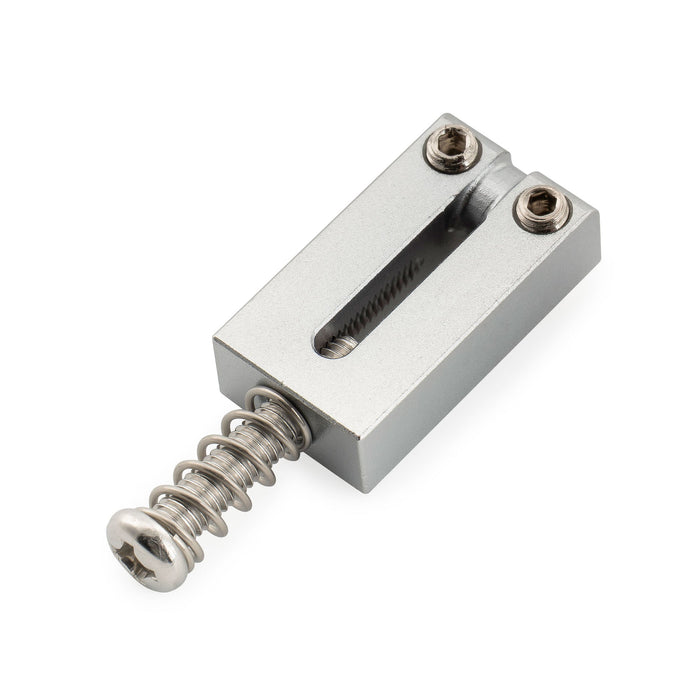 Musiclily Ultra 10,8 mm Moderner Stil Rechteckvolle Vollmessingsattel für Strat-Tele-Stil-Elektrogitarren, Set von 6