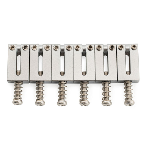 Musiclily Ultra 11.2mm Modern Style Rectangle Full Solid Brass Saddles for Vintage Strat Style Electric Guitar, Set of 6 Musiclily Ultra