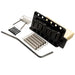 musiclily ultra 52 5mm2 1 16 inch standard 6 screw st tremolo bridge with modern brass saddles 36mm solid brass block push in arm for strat style electric guitar mx2373p