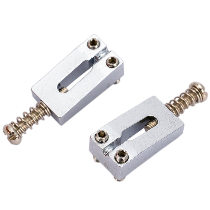 Wilkinson WVP 10.8mmピッチ ステンレス鋼製 ト レモロブリッジサドル Import Stratストラトエレキギター用 ブラック(6個セット)