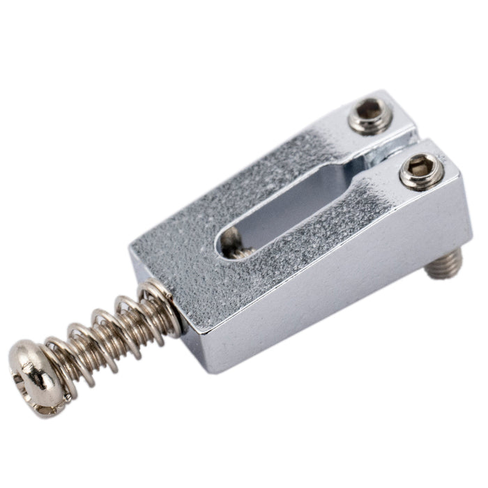Wilkinson WVP 10.8mmピッチ ステンレス鋼製 ト レモロブリッジサドル Import Stratストラトエレキギター用 ブラック(6個セット)