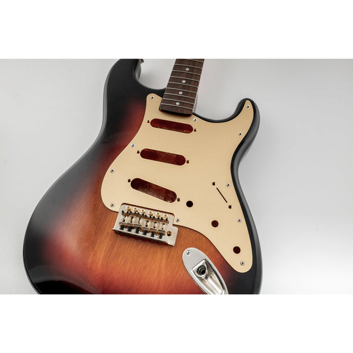 Golpeador de guitarra Musiclily Ultra de aluminio anodizado ST SSS de 11 agujeros para guitarra eléctrica estilo Fender Standard Strat estilo americano mexicano