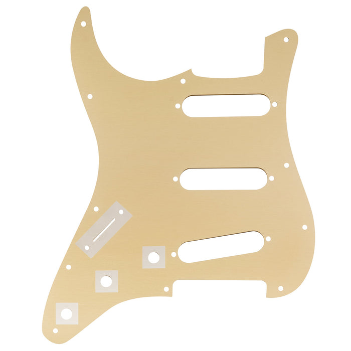 Golpeador de guitarra Musiclily Ultra de aluminio anodizado ST SSS de 11 agujeros para guitarra eléctrica estilo Fender Standard Strat estilo americano mexicano