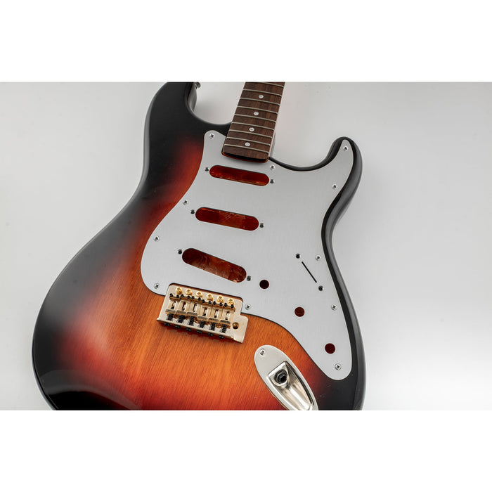 Golpeador de guitarra Musiclily Ultra de aluminio anodizado ST SSS de 11 agujeros para guitarra eléctrica estilo Fender Standard Strat estilo americano mexicano