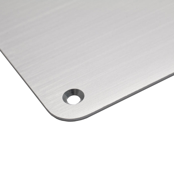 Placa trasera Musiclily Ultra de aluminio anodizado de 6 agujeros para guitarra eléctrica Fender Standard Strat de estilo americano/mexicano.