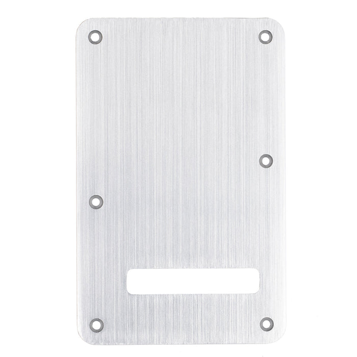 , raw colormusiclily ultra 6 holes anodized aluminum st guitar backplate for american mexico fender standard strat style electric guitar mx2378p
