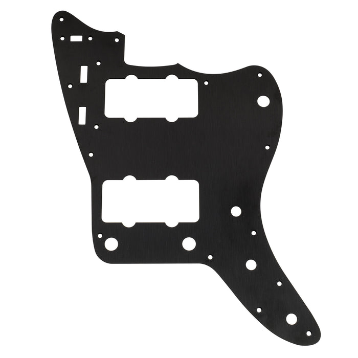 Musiclily Ultra 13-Hole Anodized Aluminum Pickguard for Vintage 60s Jazzmaster Style Electric Guitar, Black