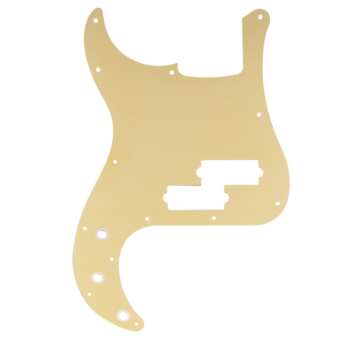 Golpeador Musiclily Ultra de aluminio anodizado de 13 agujeros para bajos Fender Standard Precision Bass.
