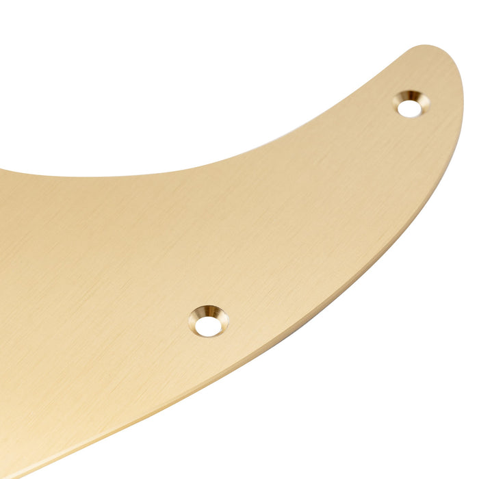 Golpeador Musiclily Ultra de aluminio anodizado de 13 agujeros para bajos Fender Standard Precision Bass.