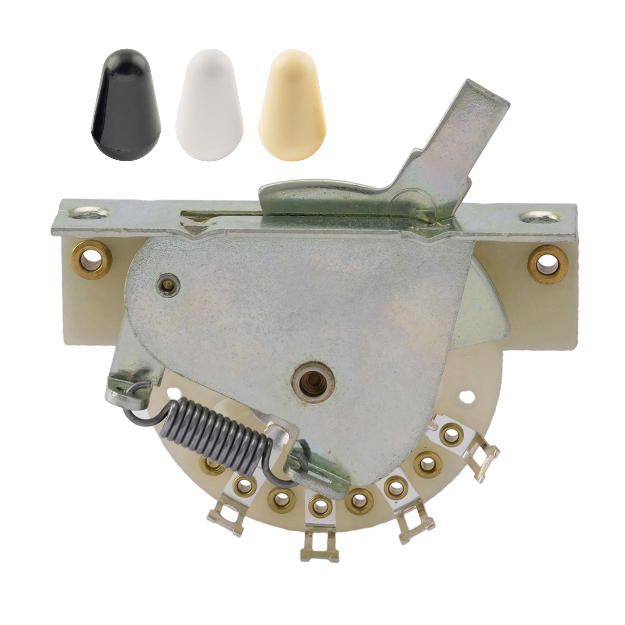 Interruttore A Lama CRL 5 Vie Per Chitarra Stratocaster – Kit Con 3 Tappi E 2 Viti, Sostituzione Diretta