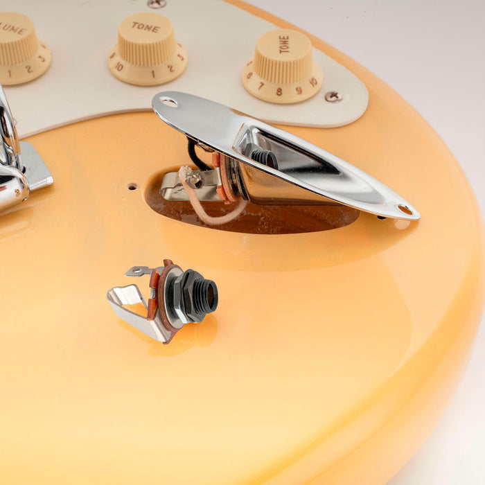 Musiclily Pro 1/4 inch 6.35mm 2 Contact Mono Output Jack Socket for Electric Guitar Bass