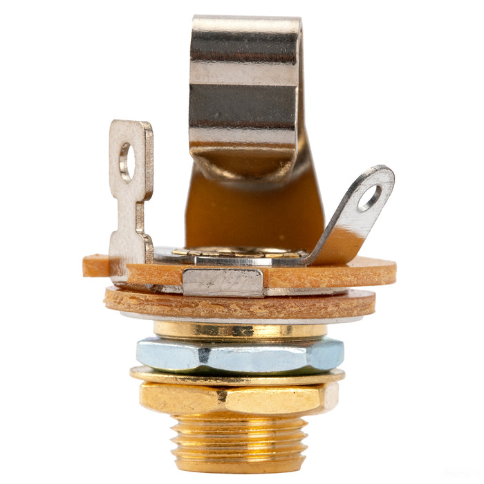 Musiclily Pro 1/4 inch 6.35mm 2 Contact Mono Output Jack Socket for Electric Guitar Bass