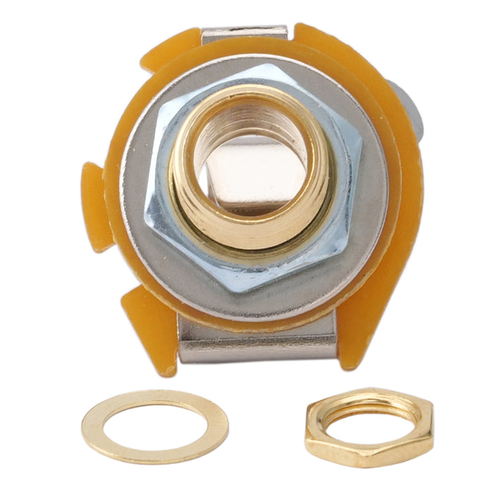 Musiclily Pro 1/4 inch 6.35mm 2 Contact Mono Output Jack Socket for Electric Guitar Bass