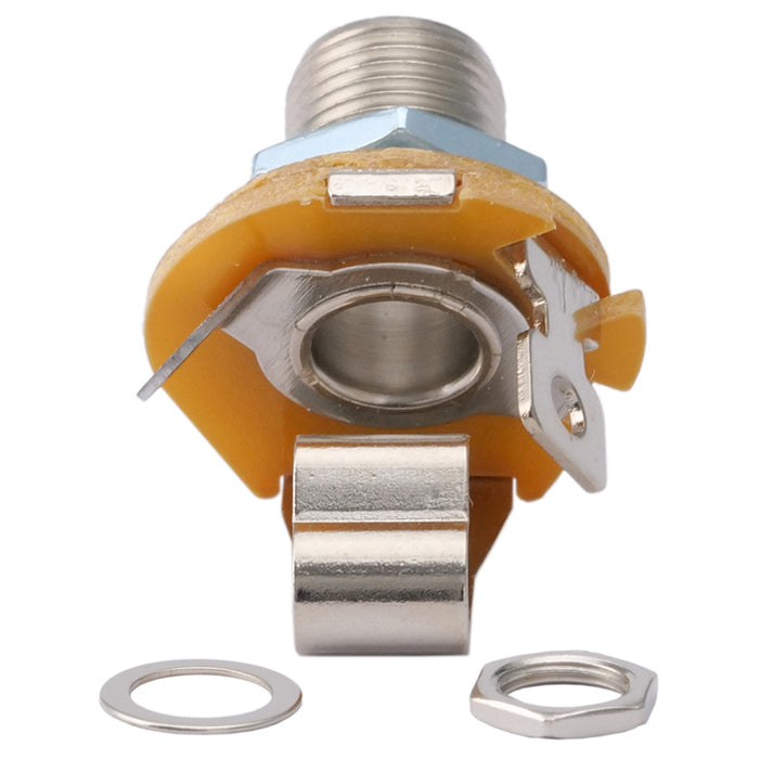 Musiclily Pro 1/4 inch 6.35mm 2 Contact Mono Output Jack Socket for Electric Guitar Bass