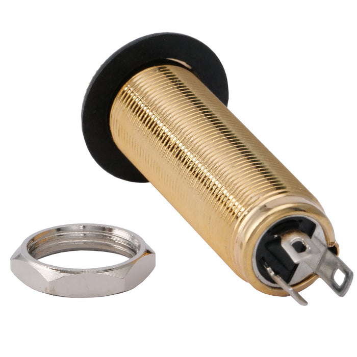 Musiclily Pro 1/4 inch 6.35mm Cylinder Mono Output Jack Socket for Electric Guitar Bass