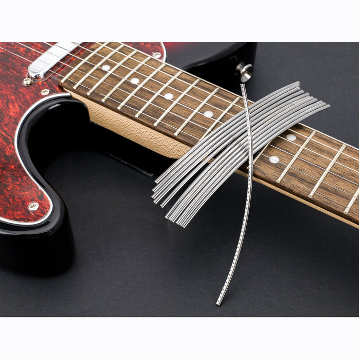 Application of sintoms rss270096 ringing stainless steel series 2 7mm jumbo fret wire set for lp sg style electric guitar mx2407