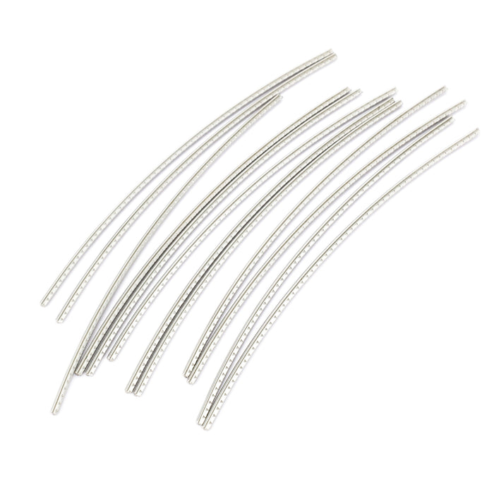 Part of sintoms e206109 elite series nickel silver extra hard 2 0mm small fret wire set for vintage fender classic acoustic guitar mx2409