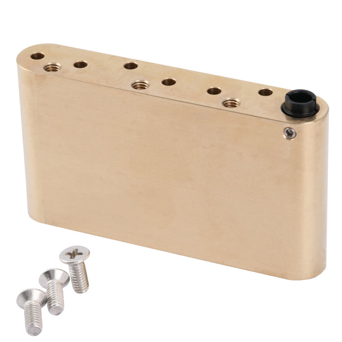 Part of musiclily ultra 54mm2 1 8 inch full solid brass block for strat electric guitar wilkinson wvc wvp tremolo bridge 42mm tall mx2434