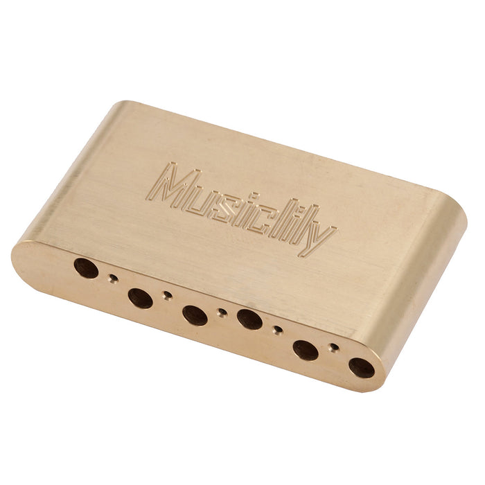 musiclily ultra 54mm2 1 8 inch full solid brass block for strat electric guitar wilkinson wvc wvp tremolo bridge 42mm tall mx2434 details