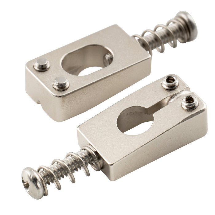 Musiclily Ultra 10.5mm Vollmassiv Messing Tremolo-Brückensättel für Strat-Stil E-Gitarre, Set von 6