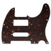 musiclily pro 8 holes guitar pickguard for brent mason tele style electric guitar 3ply 4ply mx2450p, tortoise shell