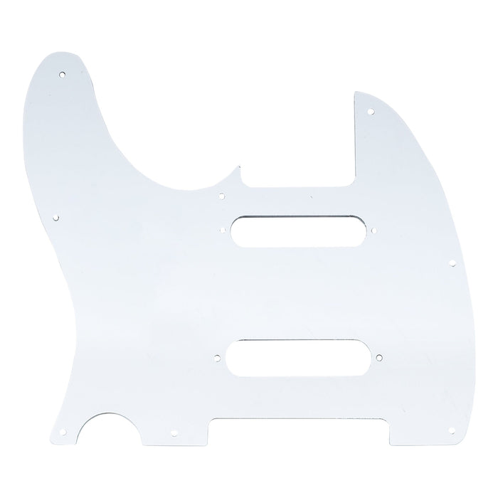 Musiclily Pro 8 Furos Protetor de Palheta para Guitarra Elétrica Fender Deluxe Nashville Tele Estilo dos EUA/México, 3 camadas/4 camadas em Aço Inoxidável