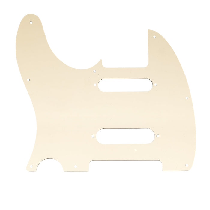 Musiclily Pro 8 Furos Protetor de Palheta para Guitarra Elétrica Fender Deluxe Nashville Tele Estilo dos EUA/México, 3 camadas/4 camadas em Aço Inoxidável