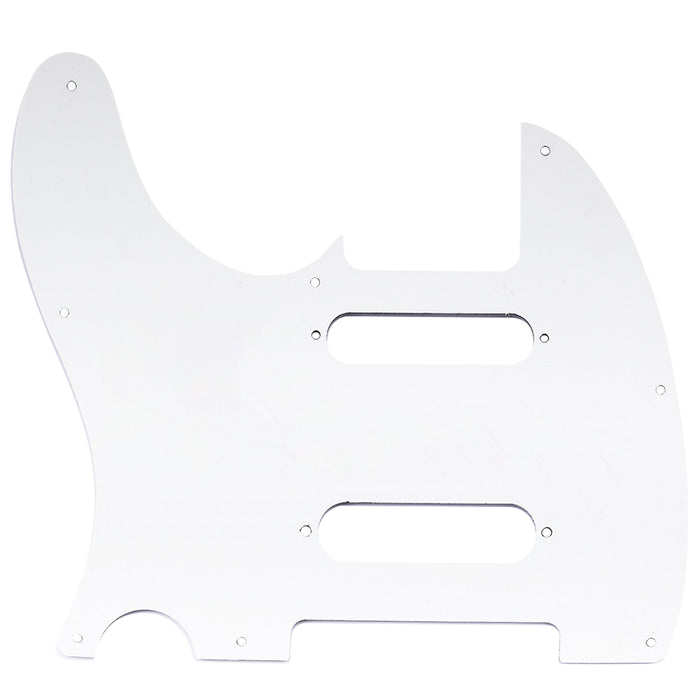 Musiclily Pro 8 Furos Protetor de Palheta para Guitarra Elétrica Fender Deluxe Nashville Tele Estilo dos EUA/México, 3 camadas/4 camadas em Aço Inoxidável