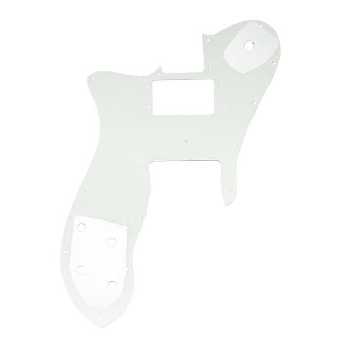 Musiclily Pro 16穴 Wide Rangeハムバッカー TLテレカスタムピックガード USA/メキシコFender 72 Tele Customスタイルなエレキギター用 4プライ エイジドホワイトパール