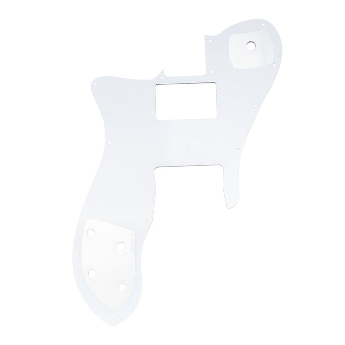Musiclily Pro 16穴 Wide Rangeハムバッカー TLテレカスタムピックガード USA/メキシコFender 72 Tele Customスタイルなエレキギター用 4プライ エイジドホワイトパール