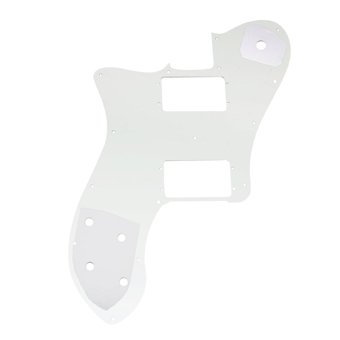 Musiclily Pro 15穴 Wide Range HH TLテレデラックスピックガード メキシコFender 72 Tele Deluxeスタイルなエレキギター用 4プライ エイジドホワイトパール