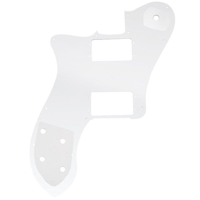 Musiclily Pro 15穴 Wide Range HH TLテレデラックスピックガード メキシコFender 72 Tele Deluxeスタイルなエレキギター用 4プライ エイジドホワイトパール