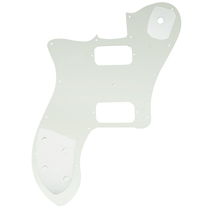Musiclily Pro 15穴 カバーなしHH TLテレデラックスピックガード メキシコFender 72 Tele Deluxeスタイルなエレキギター用 4プライ エイジドホワイトパール