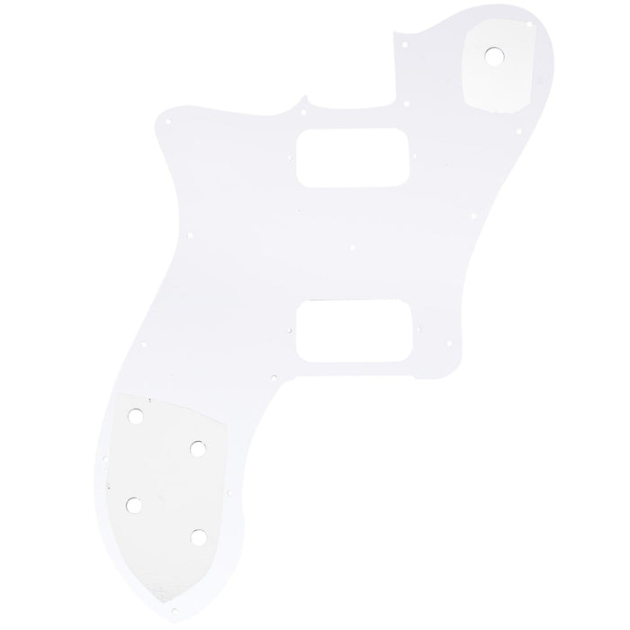 Musiclily Pro 15穴 カバーなしHH TLテレデラックスピックガード メキシコFender 72 Tele Deluxeスタイルなエレキギター用 4プライ エイジドホワイトパール
