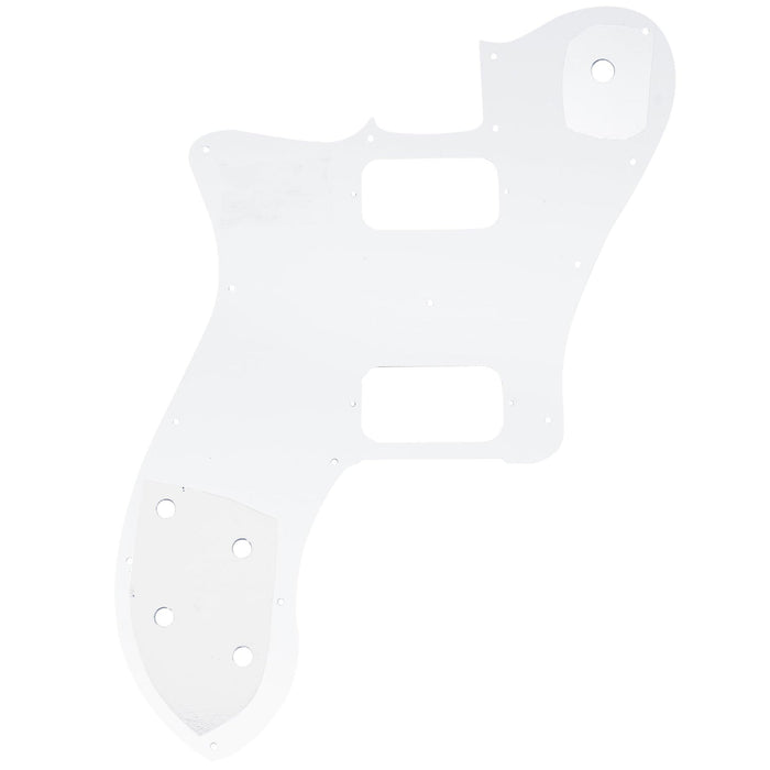 Musiclily Pro 15穴 カバーなしHH TLテレデラックスピックガード メキシコFender 72 Tele Deluxeスタイルなエレキギター用 4プライ エイジドホワイトパール