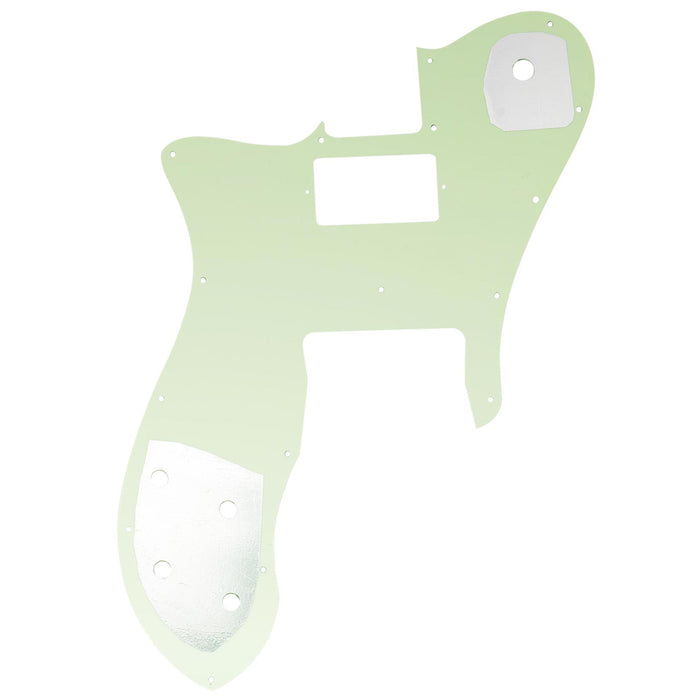 Musiclily Pro 16穴 シングルH TLテレカスタムピックガード USA/メキシコFender 72 Tele Customスタイルなエレキギター用 4プライ エイジドホワイトパール