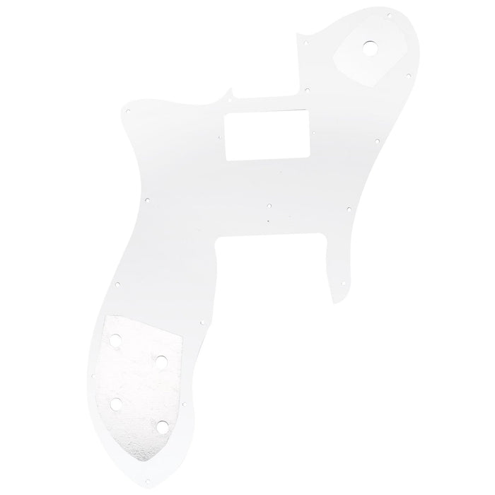 Musiclily Pro 16穴 シングルH TLテレカスタムピックガード USA/メキシコFender 72 Tele Customスタイルなエレキギター用 4プライ エイジドホワイトパール
