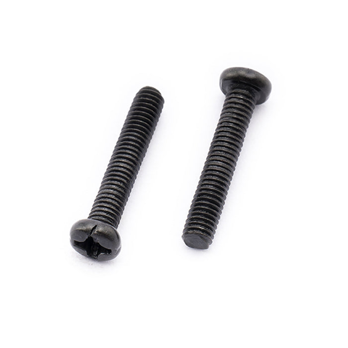 Musiclily Pro Metrische M3X16mm Stahlsattelintonationsschrauben für importierte E-Gitarren- und Bassbrücken, Set von 6