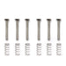 Part of musiclily pro unc 4 40x3 4 inch stainless steel saddle intonation screws and spring set for american electric guitar bass bridge mx2475 6mx2491 6