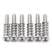 musiclily pro unc 4 40x3 4 inch stainless steel saddle intonation screws and spring set for american electric guitar bass bridge mx2475 6mx2491 6