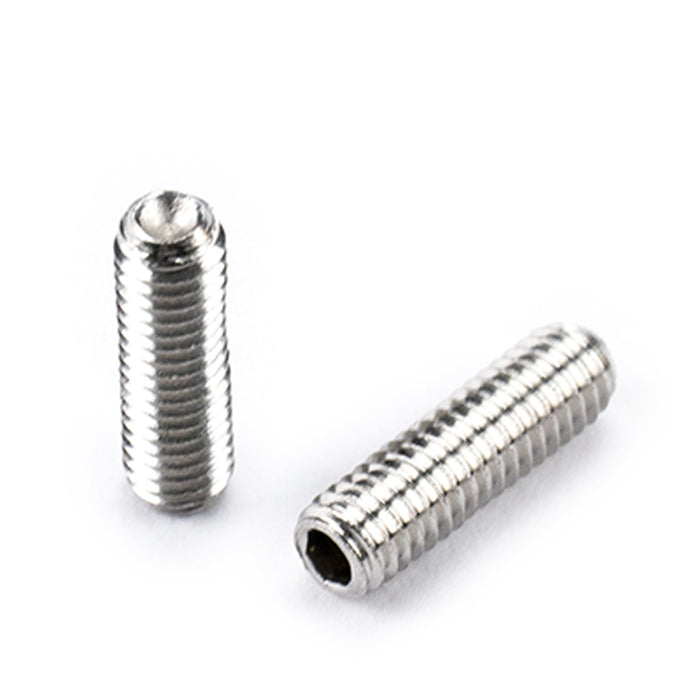 Musiclily Pro Metrische M3x10mm Stahlsattelhöhenverstellschrauben für importierte E-Gitarren- und Bassbrücken, Set von 12