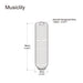 Dimensions of musiclily pro metric m3 10mm steel saddle height adjustment screws for imported electric guitar bass bridge mx2476 12p