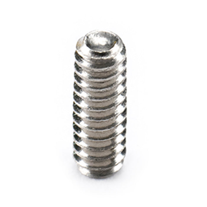 detail of musiclily pro unc 4 40 5 16 inch steel saddle height adjustment screws for american electric guitar bass bridge mx2479p