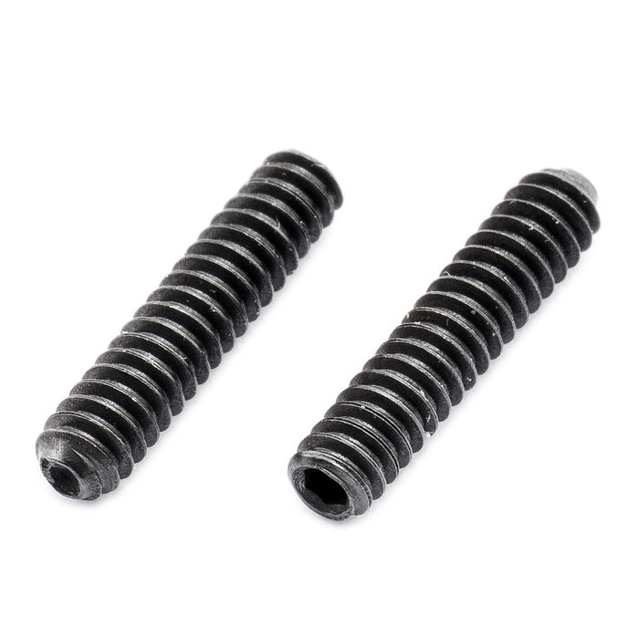 Musiclily Pro UNC#4-40x1/2 Zoll Stahl Sattelhöhenverstellschrauben für amerikanische E-Gitarren- und Bassbrücken, Set von 12