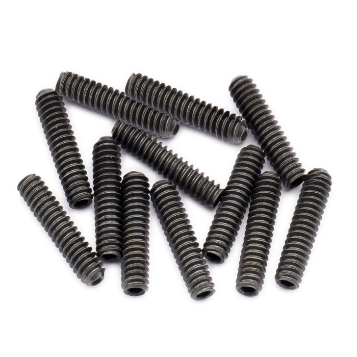 musiclily pro unc 4 40 1 2 inch steel saddle height adjustment screws for american electric guitar bass bridge mx2481 12, black