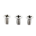 Part of musiclily pro unc 8 32x3 8 inch stainless steel phillips countersunk mounting screws for american strat style electric guitar tremolo block mx2482 3
