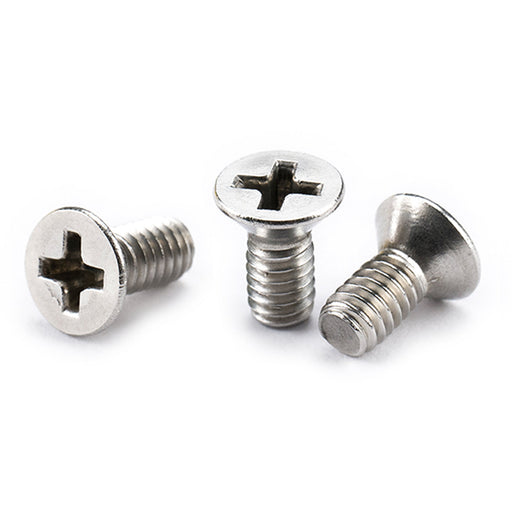 musiclily pro unc 8 32x3 8 inch stainless steel phillips countersunk mounting screws for american strat style electric guitar tremolo block mx2482 3