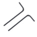 detail of musiclily basic 5 64 inch steel allen key hex wrench for some kahler bridges mx2486 2